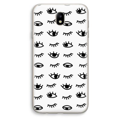 Eye pattern #2: Samsung Galaxy J7 (2017) Transparant Hoesje