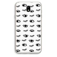 Eye pattern #2: Samsung Galaxy J7 (2017) Transparant Hoesje
