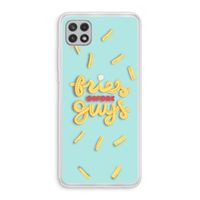 Always fries: Samsung Galaxy A22 4G Transparant Hoesje