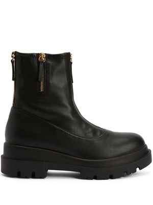 Giuseppe Zanotti bottines zippées Avice 40 mm - Noir