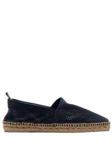 Castañer espadrilles en cuir perforé - Bleu