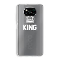 King zwart: Xiaomi Poco X3 NFC Transparant Hoesje