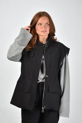 Margaux Lonnberg gilet Reed B/DG/L black