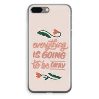 Optimistic flower girl: iPhone 8 Plus Transparant Hoesje