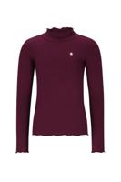 Like Flo winter t-shirt meisjes - rood - Eef - rib - col