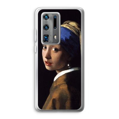 The Pearl Earring: Huawei P40 Pro Plus Transparant Hoesje