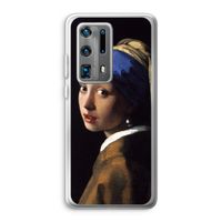 The Pearl Earring: Huawei P40 Pro Plus Transparant Hoesje