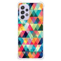 Samsung Galaxy A33 Doorzichtige Silicone Hoesje Geruit