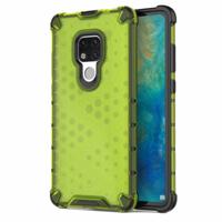 Honingraat schokbestendig PC + TPU Case voor Huawei mate 20 (groen)