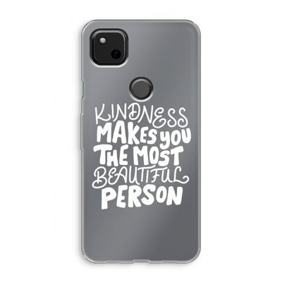The prettiest: Google Pixel 4a Transparant Hoesje