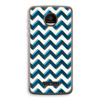 Onderbroken lijn: Motorola Moto Z Force Transparant Hoesje