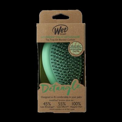 Wet Brush Go green palm detangler green tea tree oil 1 Stuks