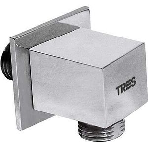 Tres muurbochtaansluiting voor doucheslang 9106183053 RVS