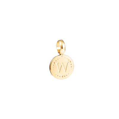 Go Dutch Label Letter W Kettinghanger Goud