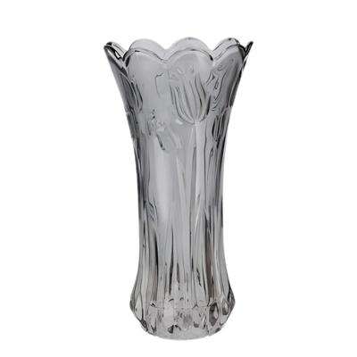 Bloemenvaas Delight - boeket vaas - glas - lichtgrijs - 15 x 30 cm