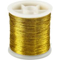Creativ Company Naaigaren, dikte 0,15 mm, goud, 100 m/ 1 rol