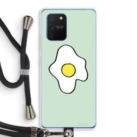 Spiegelei: Samsung Galaxy Note 10 Lite Transparant Hoesje met koord