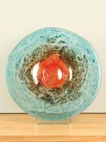 Glazen schaal Earth/water, Ø 45 cm