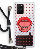 Yolo Denise: Samsung Galaxy S10 Lite Transparant Hoesje met koord