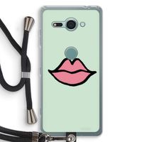 Kusje: Sony Xperia XZ2 Compact Transparant Hoesje met koord