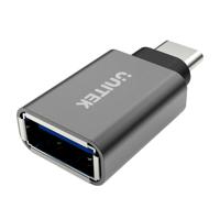 UNITEK Y-A025CGY kabeladapter/verloopstukje USB Type-C USB Type-A Metallic