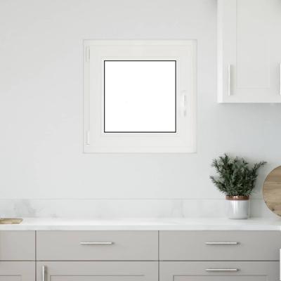 Kelderraam "RISOR" 50x50 cm draai-kiep DIN links antraciet