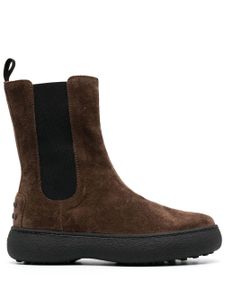 Tod's bottines chelsea W. G. - Marron