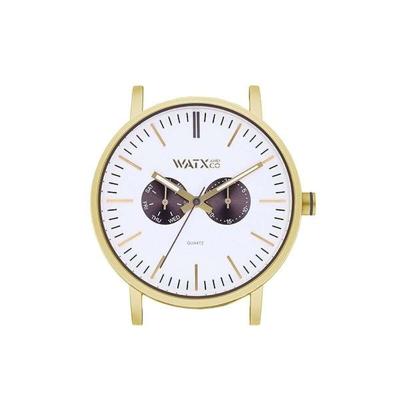 Horloge Uniseks Watx & Colors WXCA2744 Gouden (Ø 44 mm)