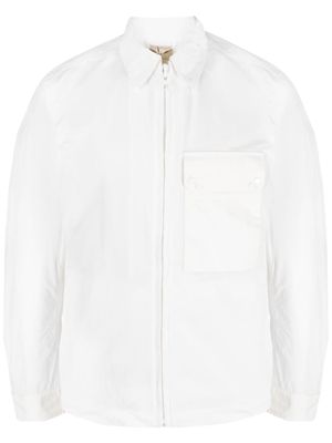 Ten C surchemise à fermeture zippée - Blanc