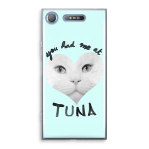 You had me at tuna: Sony Xperia XZ1 Transparant Hoesje