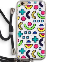 8-bit N°6: iPhone 6 / 6S Transparant Hoesje met koord