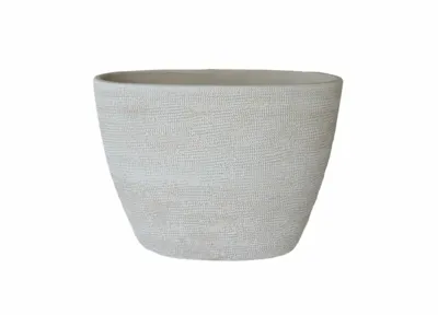 Schaal tokio ovl 33x16x26cm creme