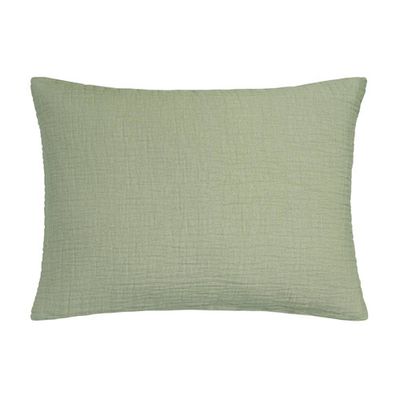 Vandyck Vandyck Pure 68 G.Dyed Smoke Green Kussensloop (40x55)