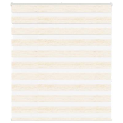 VidaXL Zebra rolgordijn 135x150 cm stofbreedte 130,9 cm marmerbeige