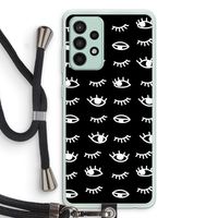 Eye pattern #3: Samsung Galaxy A52s 5G Transparant Hoesje met koord