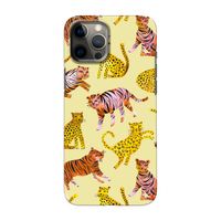 Cute Tigers and Leopards: Volledig geprint iPhone 12 Pro Max Hoesje