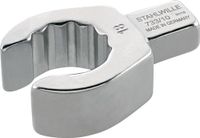 Stahlwille Insteekringsleutel | sleutelwijdte 19 mm 9 x 12 mm | chroom-legering-staal | chroom-vanadium | 1 stuk - 58231019 58231019