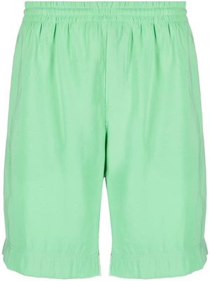 MSGM short à taille élastiquée - Vert