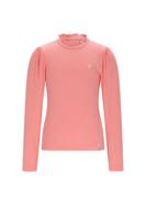NoNo winter jersey t-shirt meisjes - roze - Koss - rib, ecovero