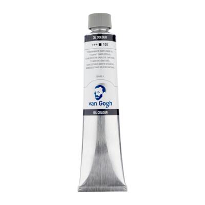 Van Gogh Olieverf Tube 200 ml Titaanwit (Saffloerolie) 105