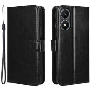 Honor X5 Plus Wallet Case met Magnetische Sluiting - Zwart