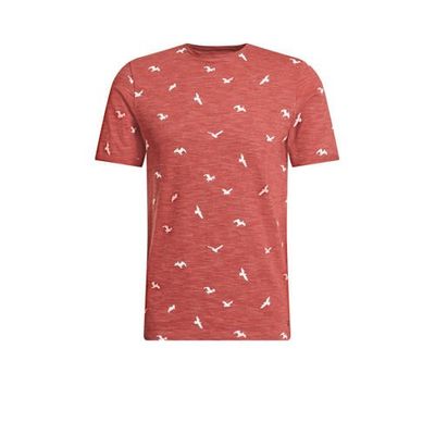 WE Fashion T-shirt met all over print dark bloody mary