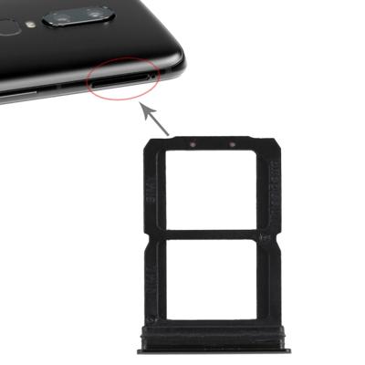 Dubbele SIM-kaarthouder voor OnePlus 6 (zwart)