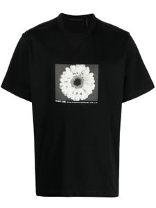 Helmut Lang t-shirt en coton à imprimé photographique - Noir