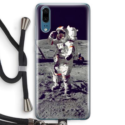 Spaceman: Huawei P20 Transparant Hoesje met koord