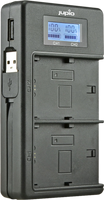 Jupio USB Duo Charger LCD voor Sony NP-FZ100