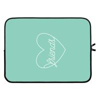 Friends heart pastel: Laptop sleeve 15 inch