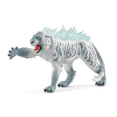 SCHLEICH - 70147 ELDRADOR CREATURES IJstijgerbeeldje - Tijgerspeelgoed met woeste en angstaanjagende rugkristallen