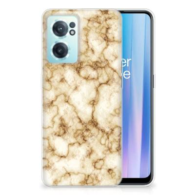 OnePlus Nord CE 2 5G | TPU | Siliconen hoesje | Marmer Goud