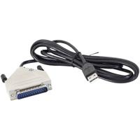 Joy-it 57CNCd25 CNC Controller-kabel Arduino [1x USB 1.1 stekker A - 1x D-sub stekker 25-polig] 1.50 m Zwart